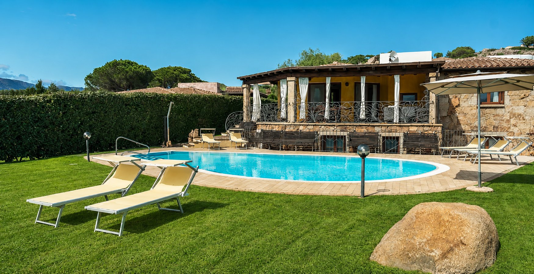 A private villa with pool under our management